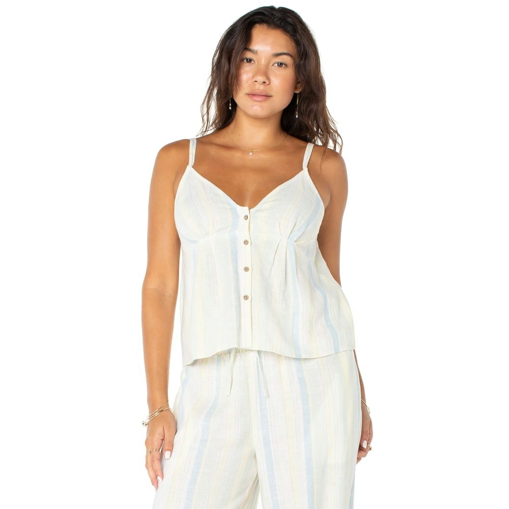 Celebrity Pink Women's Spaghetti Strap Button Front Stripe Tank: $9.74 Celebrity Pink Women's Spaghetti Strap Button Front Stripe Tank: $9.74