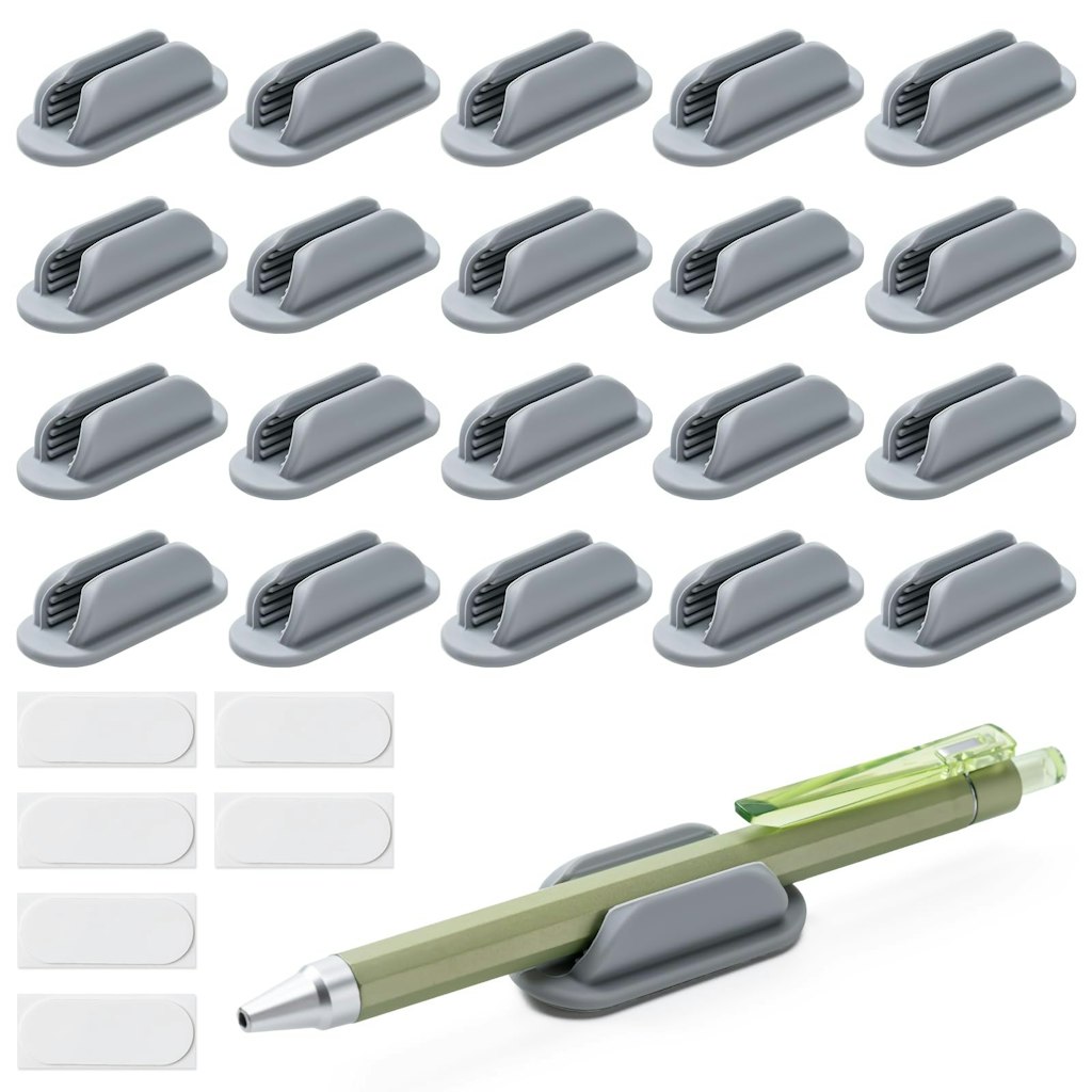 Adhesive Silicone Pencil Holders 20-Pack: $9.98