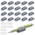 Adhesive Silicone Pencil Holders 20-Pack for $10 + free shipping w/ Prime