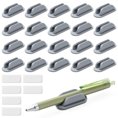 Adhesive Silicone Pencil Holders 20-Pack for $10 + free shipping w/ Prime