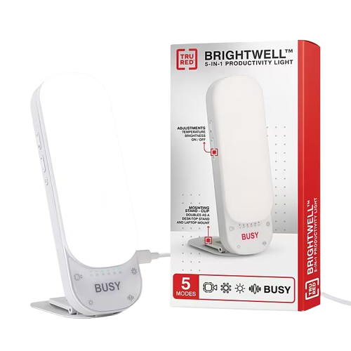 Tru Red Brightwell 5-in-1 Productivity LED Desk Light: $13
