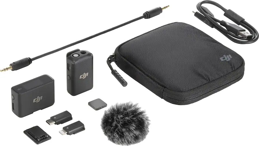 DJI Mic Mini (1 TX + 1 RX) Wireless Microphone System: $45