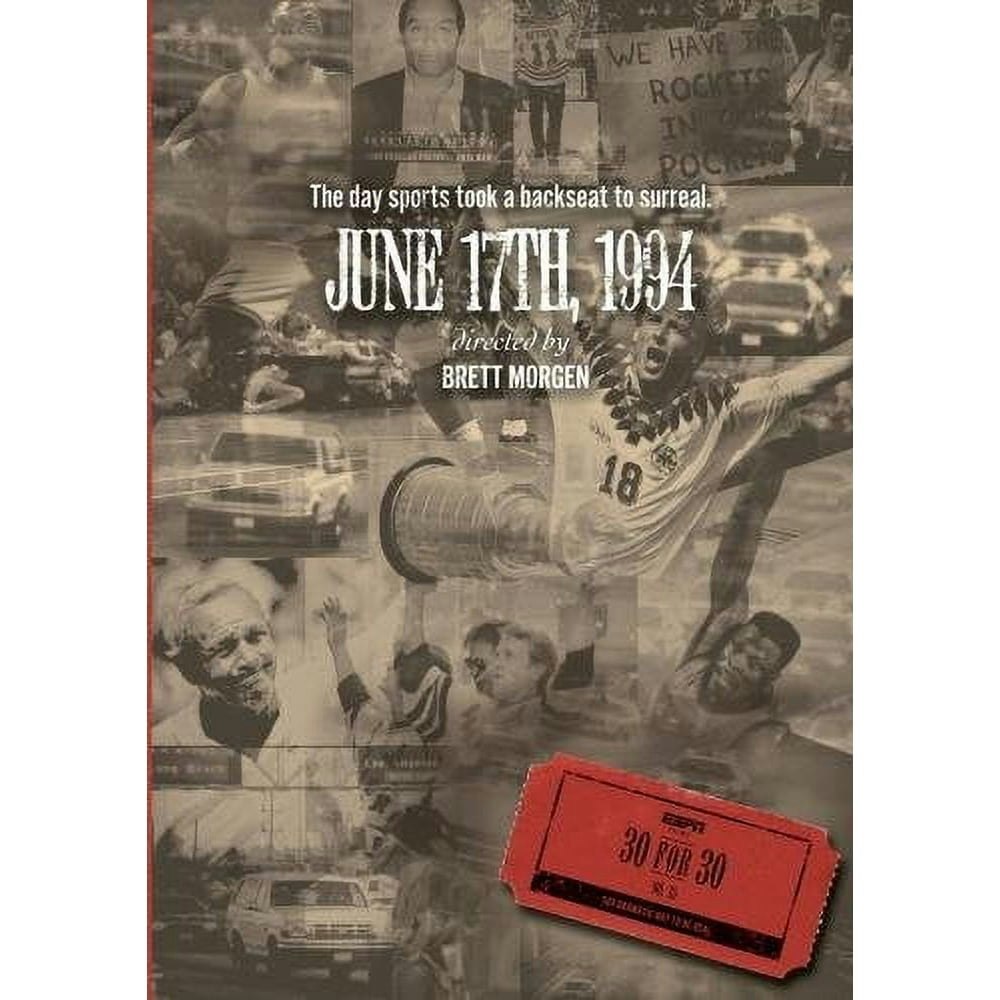 ESPN Films 30 for 30 June 17th 1994 Documentary DVD: $6.26 ESPN Films 30 for 30 June 17th 1994 Documentary DVD: $6.26