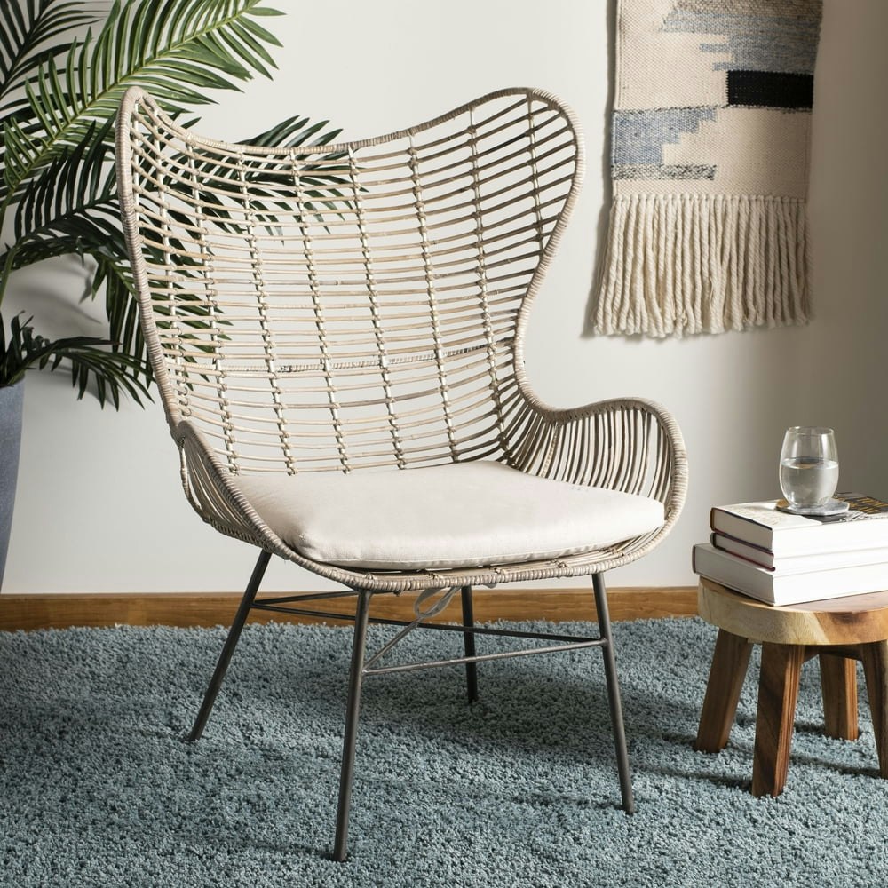 Safavieh Malia Rattan Wingback Armchair: $230.47 Safavieh Malia Rattan Wingback Armchair: $230.47