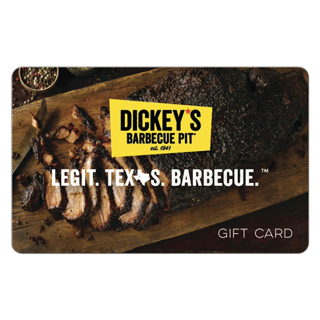 3 Dickey's $25 Gift Cards ($75 Value): $60