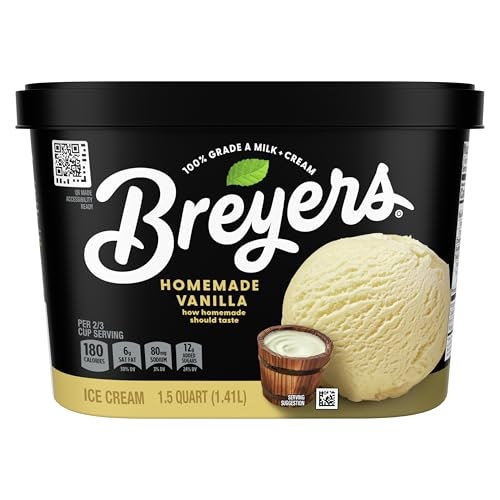 Breyers Homemade Vanilla Ice Cream 48-oz.: $3.50