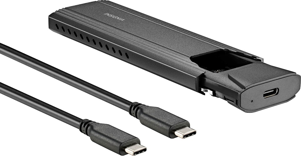 Insignia M.2 NVMe to USB-C SSD Enclosure: $34.99