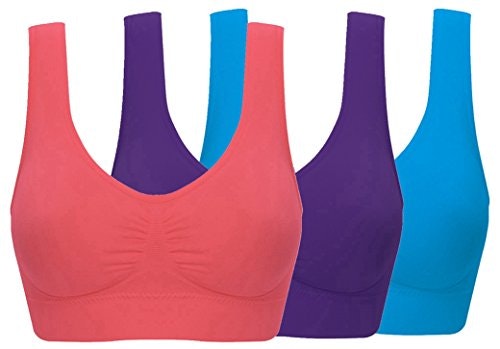 Ohlyah Women's Seamless Wire-Free Bra 3-Pack: $19.99 Ohlyah Women's Seamless Wire-Free Bra 3-Pack: $19.99