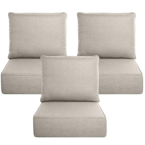 Belord 24x24-Inch 6-Inch Thick Outdoor Cushion 3-Pack: $246.49 Belord 24x24-Inch 6-Inch Thick Outdoor Cushion 3-Pack: $246.49