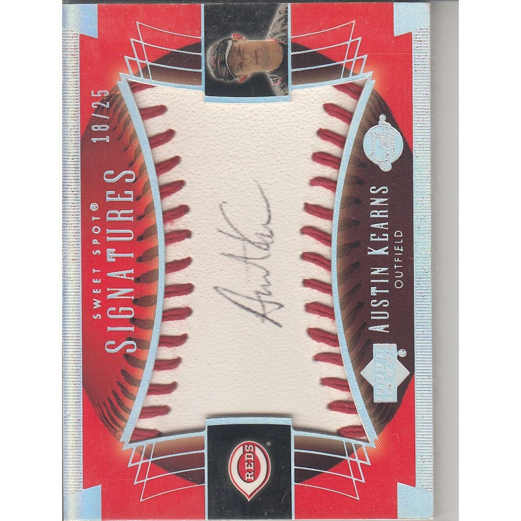 Austin Kearns 2003 Sweet Spot Signatures Black Ink Holo-Foil Card: $18 Austin Kearns 2003 Sweet Spot Signatures Black Ink Holo-Foil Card: $18