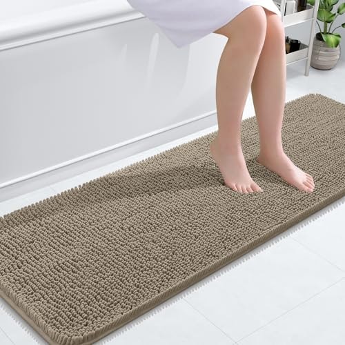 Olanly 59x20-inch Chenille Bath Runner Rug: $36.54 Olanly 59x20-inch Chenille Bath Runner Rug: $36.54