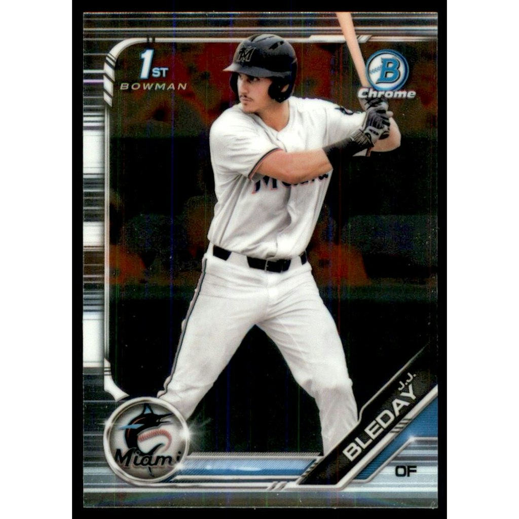2019 Bowman Chrome Draft J.J. Bleday Baseball Card: $12 2019 Bowman Chrome Draft J.J. Bleday Baseball Card: $12