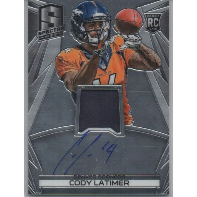 2014 Panini Spectra Cody Latimer Jersey Autograph Card #227: $10 2014 Panini Spectra Cody Latimer Jersey Autograph Card #227: $10