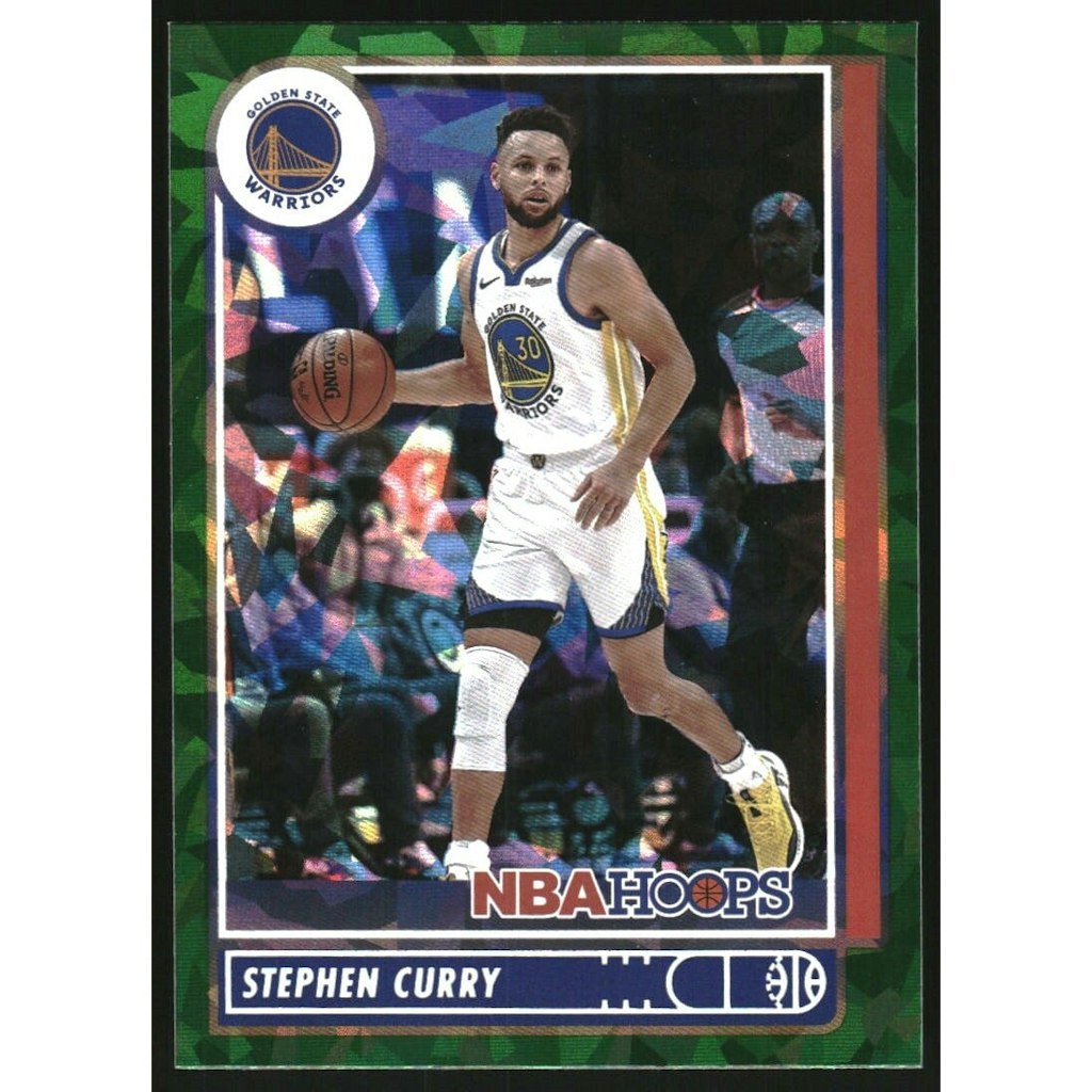 2021-22 Hoops Green Ice Stephen Curry Basketball Card: $10 2021-22 Hoops Green Ice Stephen Curry Basketball Card: $10
