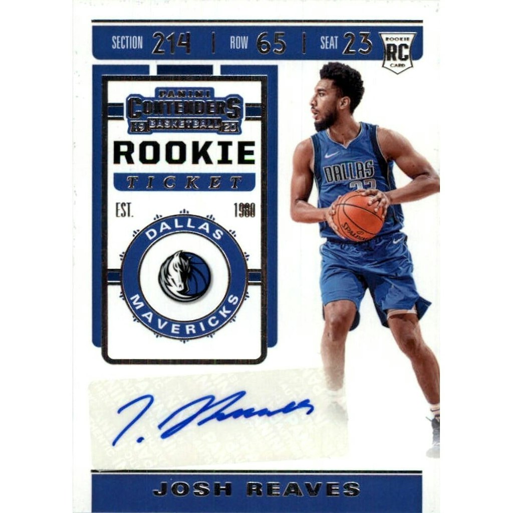 2019-20 Panini Contenders Josh Reaves Rookie Autograph Card: $10 2019-20 Panini Contenders Josh Reaves Rookie Autograph Card: $10