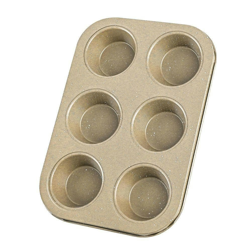 6-Piece Carbon Steel Nonstick Muffin Pan Set: $46.38