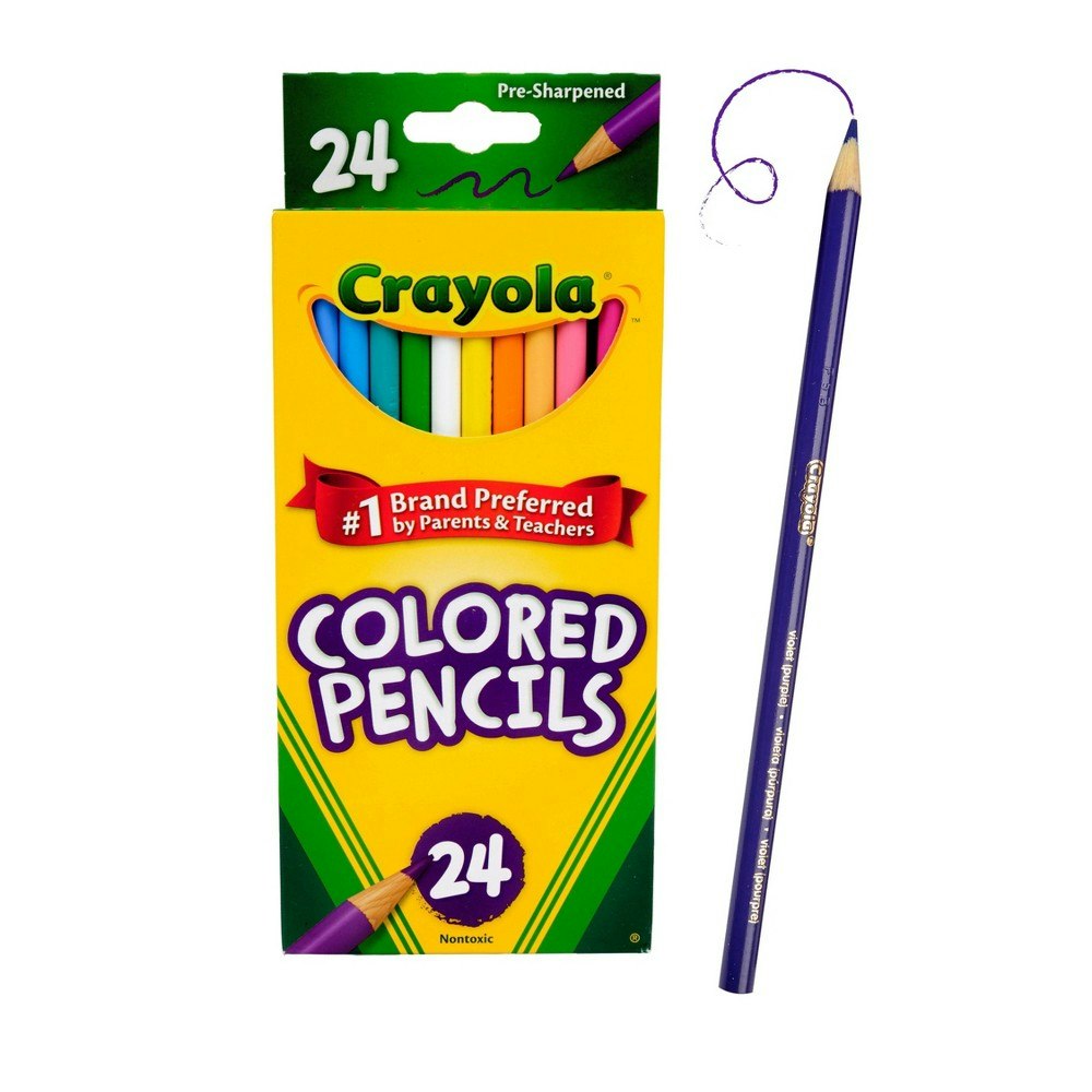 Crayola 24-Count Pre-Sharpened Colored Pencils: $3.29 Crayola 24-Count Pre-Sharpened Colored Pencils: $3.29