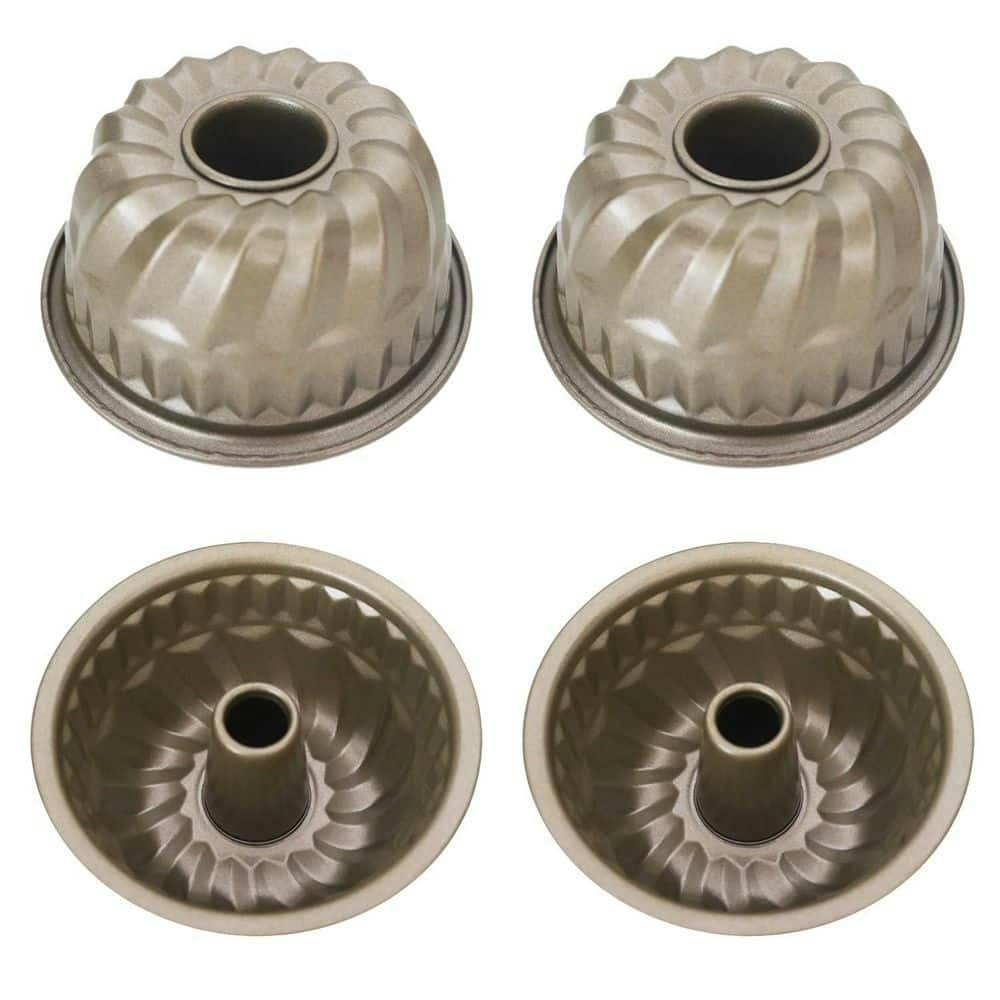 4-Cup Carbon Steel Nonstick Mini Fluted Cake Pan 4-Pack: $46.54 4-Cup Carbon Steel Nonstick Mini Fluted Cake Pan 4-Pack: $46.54