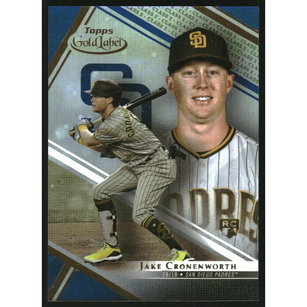 2021 Topps Gold Label Class 2 Blue Jake Cronenworth Baseball Card: $27 2021 Topps Gold Label Class 2 Blue Jake Cronenworth Baseball Card: $27