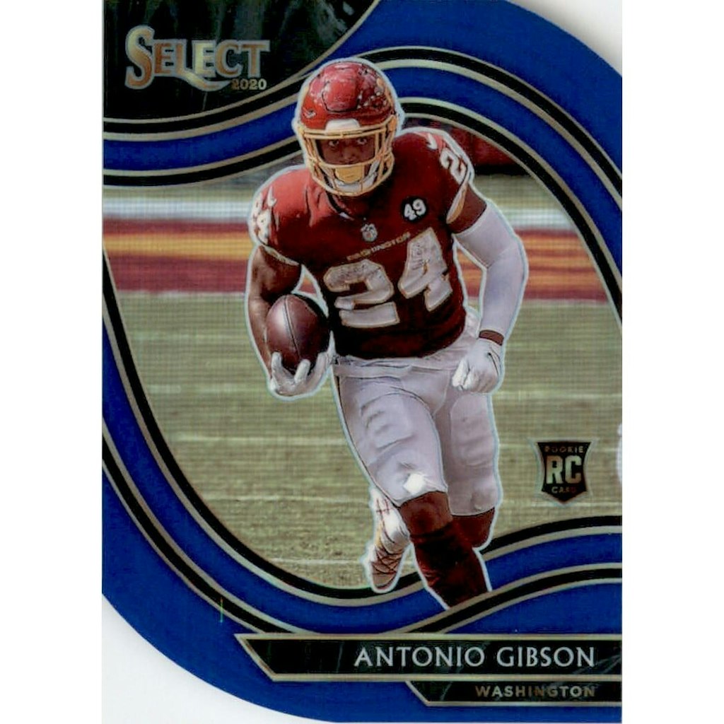2020 Select Prizm Blue Die Cut Antonio Gibson #372 Card: $10.50 2020 Select Prizm Blue Die Cut Antonio Gibson #372 Card: $10.50