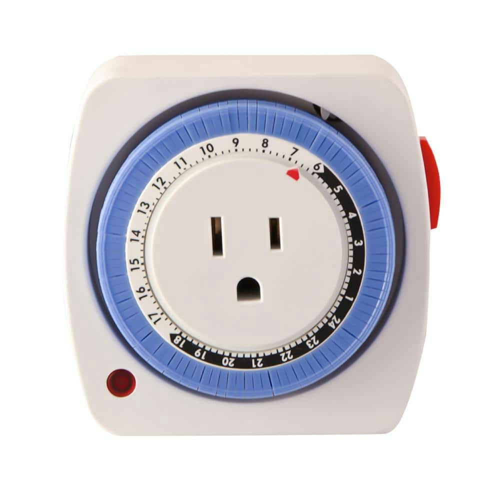 Plug-in 24-Hour Timer: $7.77 Plug-in 24-Hour Timer: $7.77
