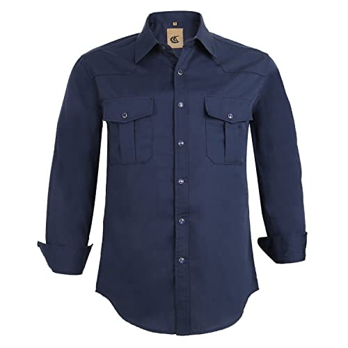 Men's Western Cowboy Long Sleeve Pearl Snap Shirt: $26.34 Men's Western Cowboy Long Sleeve Pearl Snap Shirt: $26.34
