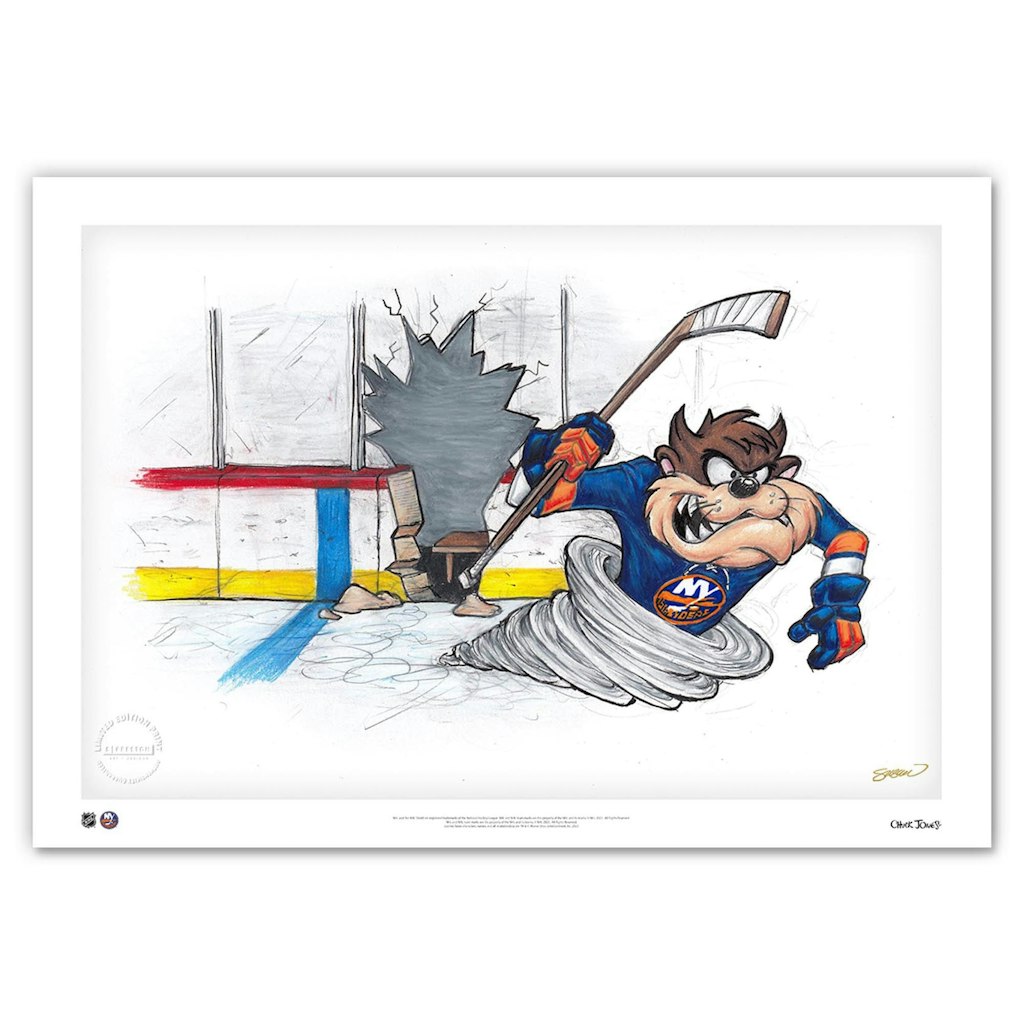 Tasmanian Devil New York Islanders 14" x 20" Looney Tunes Fine Art Print: $79.99 Tasmanian Devil New York Islanders 14" x 20" Looney Tunes Fine Art Print: $79.99