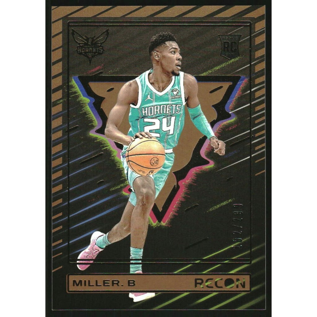 2023-24 Panini Recon Brandon Miller Holo Bronze Trading Card: $10 2023-24 Panini Recon Brandon Miller Holo Bronze Trading Card: $10