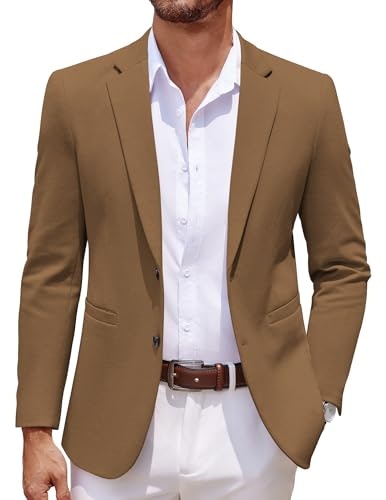 Coofandy Men's Slim Fit Knitted Blazer: $52.48