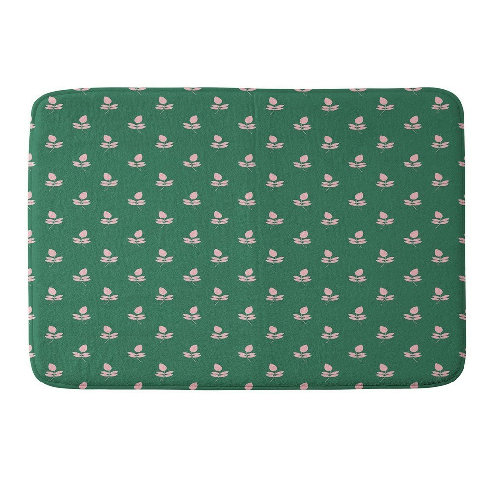 34"x21" Maritza Lisa Retro Leaf Bath Rug: $65.99 34"x21" Maritza Lisa Retro Leaf Bath Rug: $65.99