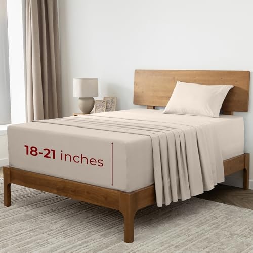 Mellanni Iconic 3-Piece Twin XL Sheet Set: $38.22