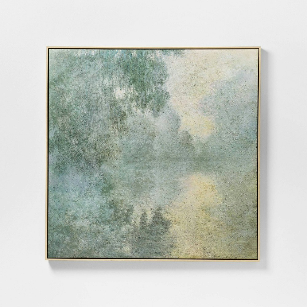 36" x 36" Blurry Landscape Framed Wall Art: $115