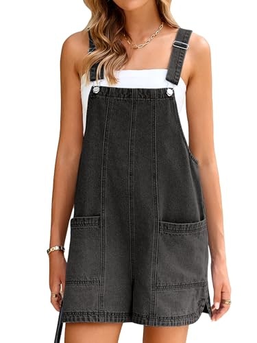 Glamaker Women's Denim Overalls Romper: $36.54