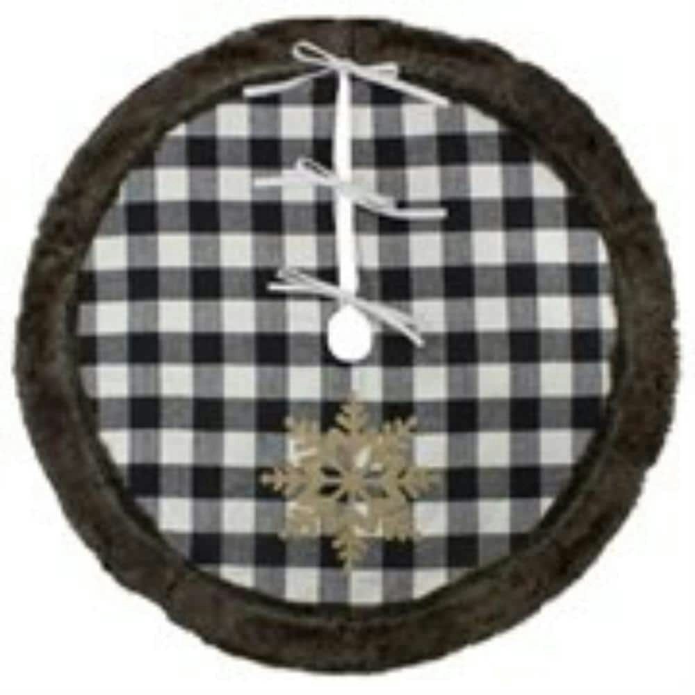48-Inch Buffalo Plaid Christmas Tree Skirt: $59.98 48-Inch Buffalo Plaid Christmas Tree Skirt: $59.98