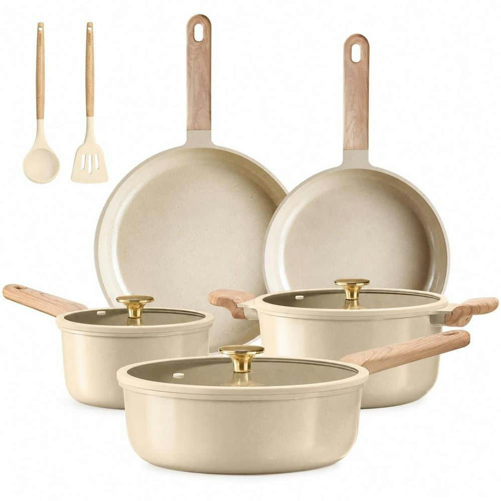 14-Piece Aluminum Nonstick Cookware Set: $166.37 14-Piece Aluminum Nonstick Cookware Set: $166.37