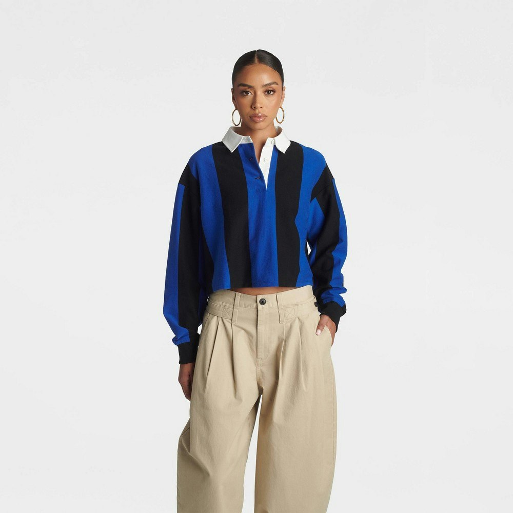 Kahlana Women's The Soccer Rugby Striped Shirt: $45 Kahlana Women's The Soccer Rugby Striped Shirt: $45