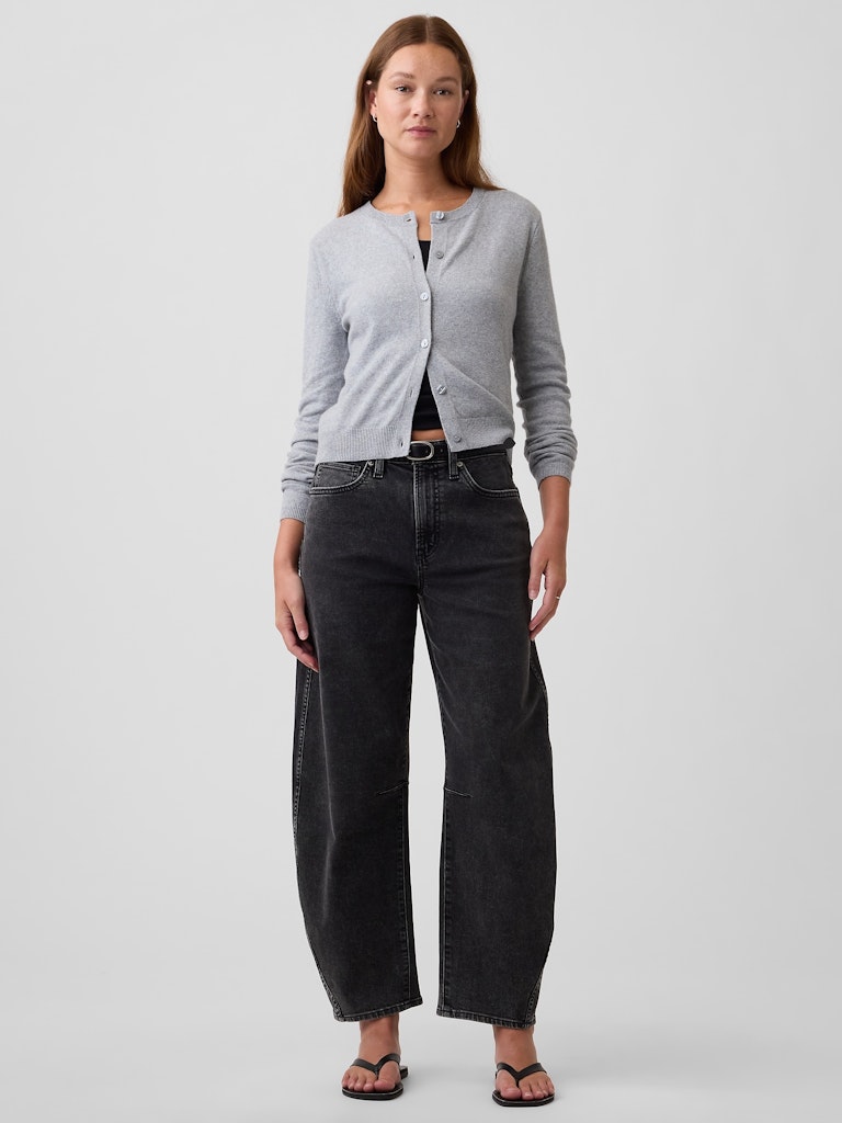 High Rise Barrel Jeans: $55.99 High Rise Barrel Jeans: $55.99