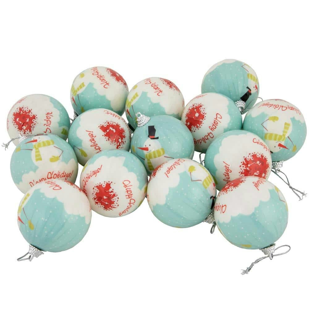 60mm Snowman Decoupage Christmas Ornament 14-Piece Set: $24.98 60mm Snowman Decoupage Christmas Ornament 14-Piece Set: $24.98