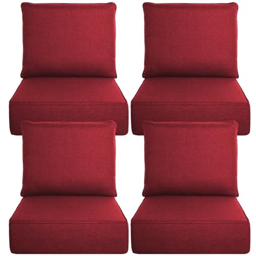 Belord 24\" x 24\" 6-Inch Thick Outdoor Chair Cushion 4-Pack: $314.49 Belord 24\" x 24\" 6-Inch Thick Outdoor Chair Cushion 4-Pack: $314.49