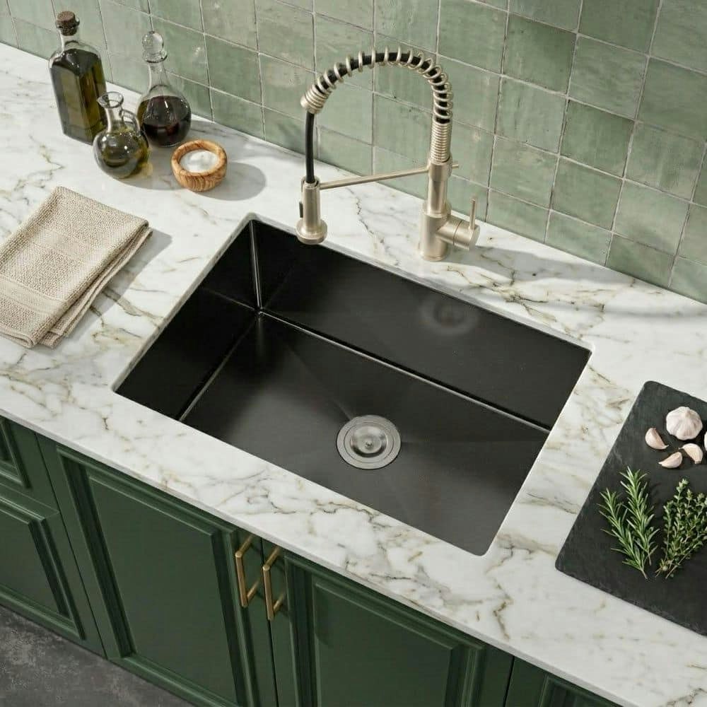 27" x 19" Undermount Single Bowl Stainless Steel Kitchen Sink: $279.01 27" x 19" Undermount Single Bowl Stainless Steel Kitchen Sink: $279.01
