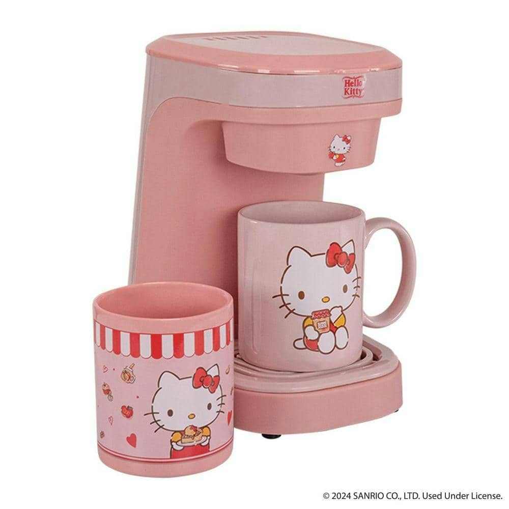 Hello Kitty Single Cup Coffee Maker and Mug Gift Set: $44.99 Hello Kitty Single Cup Coffee Maker and Mug Gift Set: $44.99