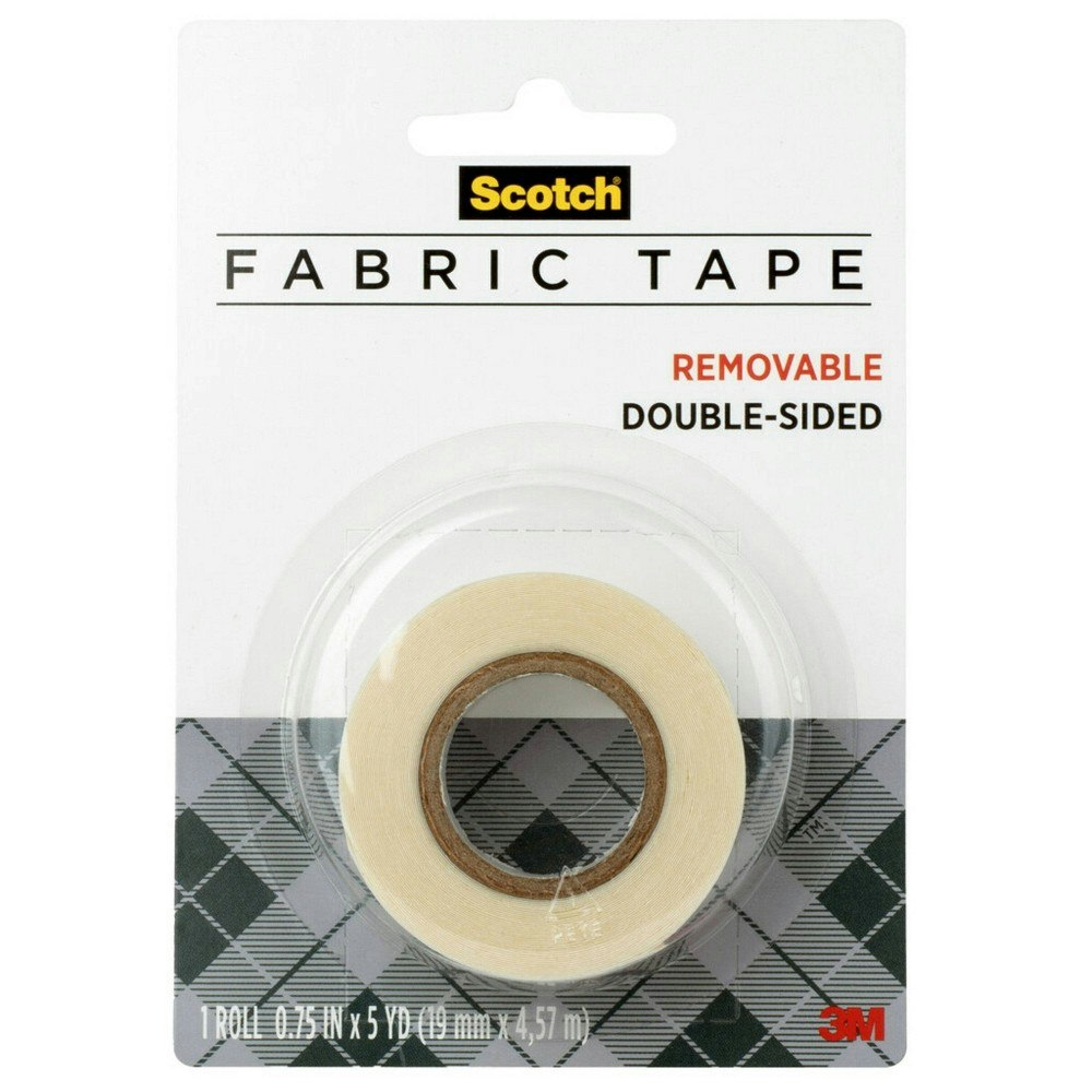 Scotch Create Removable Double-Sided Fabric Tape 0.75" x 180": $8.39