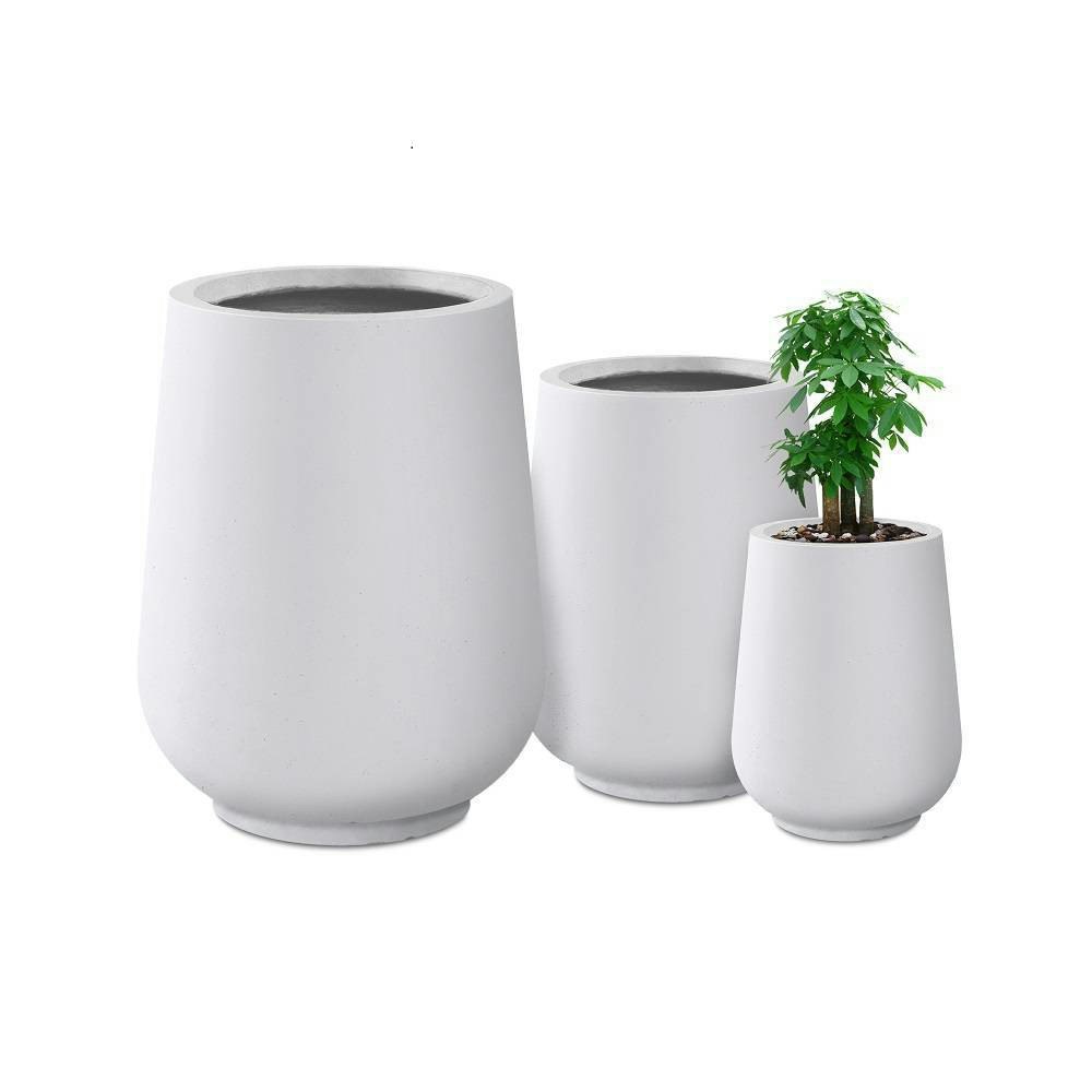Rosemead Home & Garden 3-Piece Concrete Outdoor Planter Set: $362.99