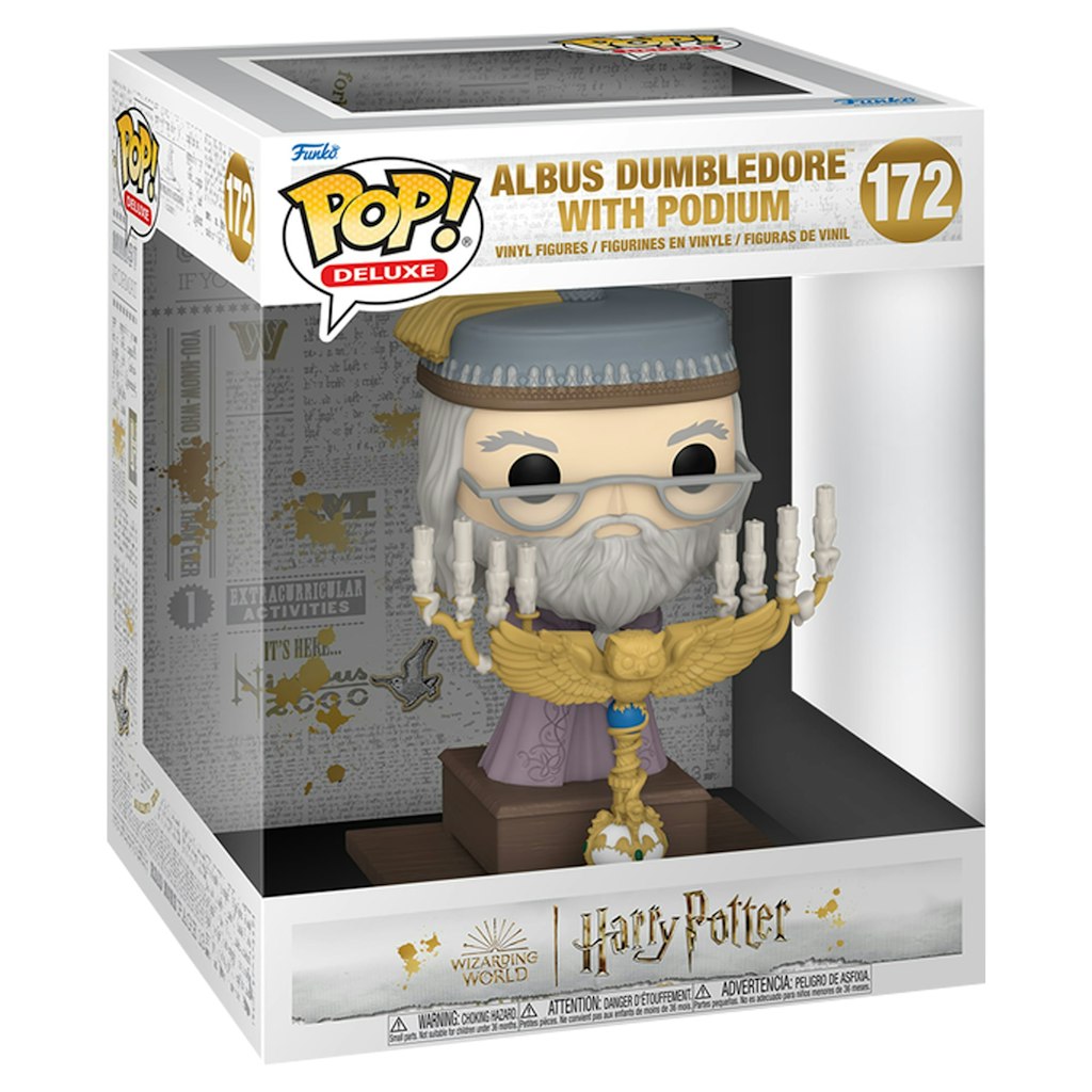 Albus Dumbledore with Podium Funko Pop! Deluxe Vinyl Figure: $22.49