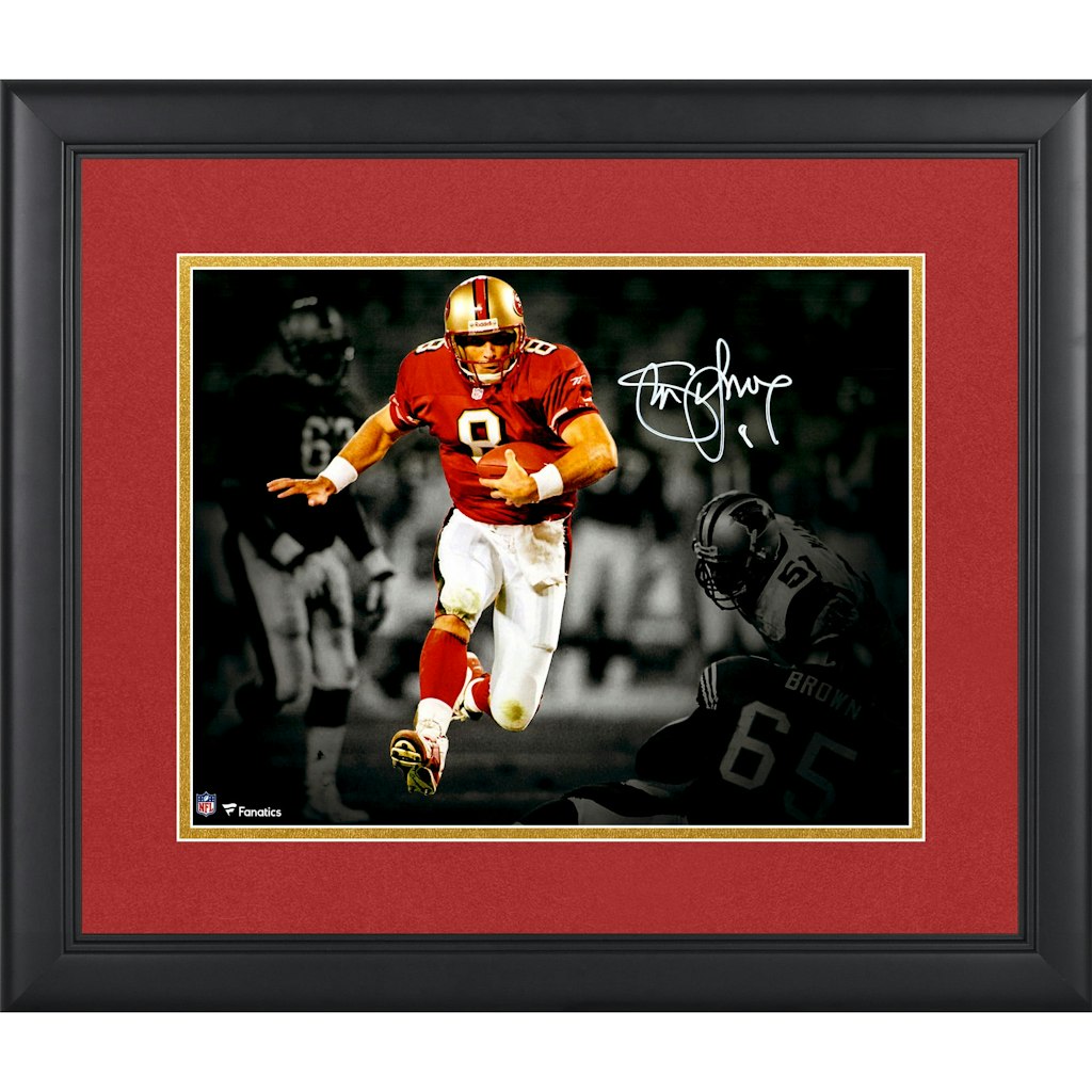 Steve Young Autographed 11" x 14" Framed Photograph: $161.24