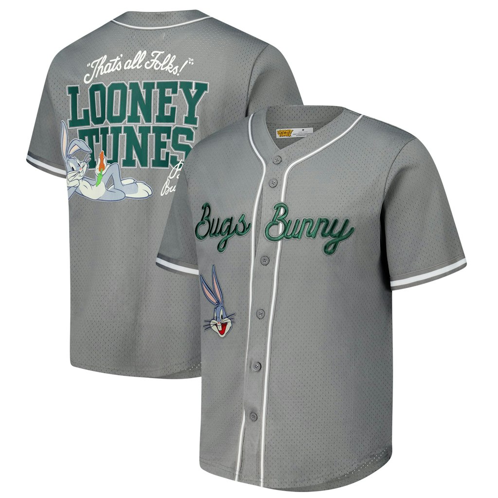 Men's Bugs Bunny Looney Tunes Baseball Jersey: $50.99 Men's Bugs Bunny Looney Tunes Baseball Jersey: $50.99