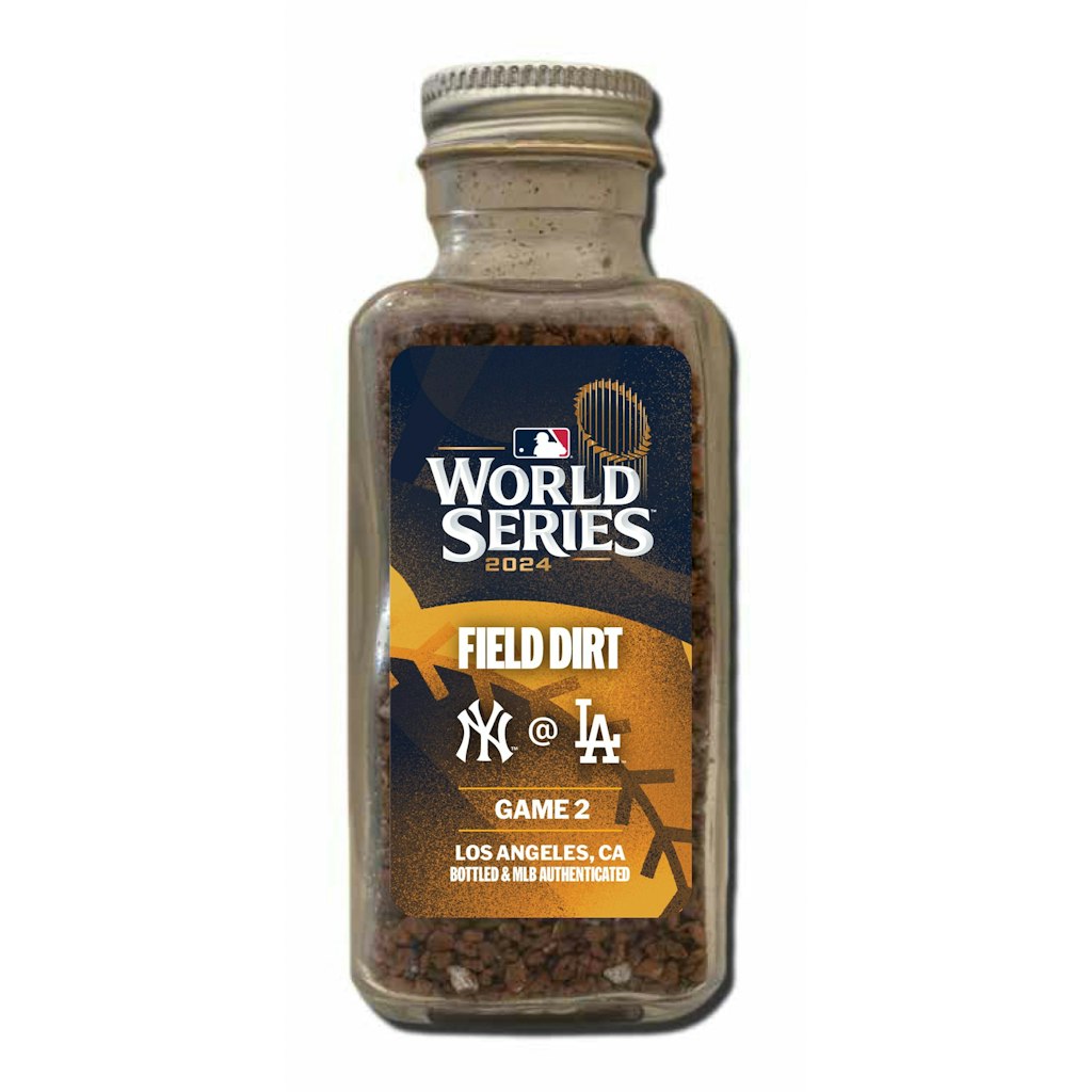 2024 World Series Game-Used Dirt Jar: $49.99 2024 World Series Game-Used Dirt Jar: $49.99