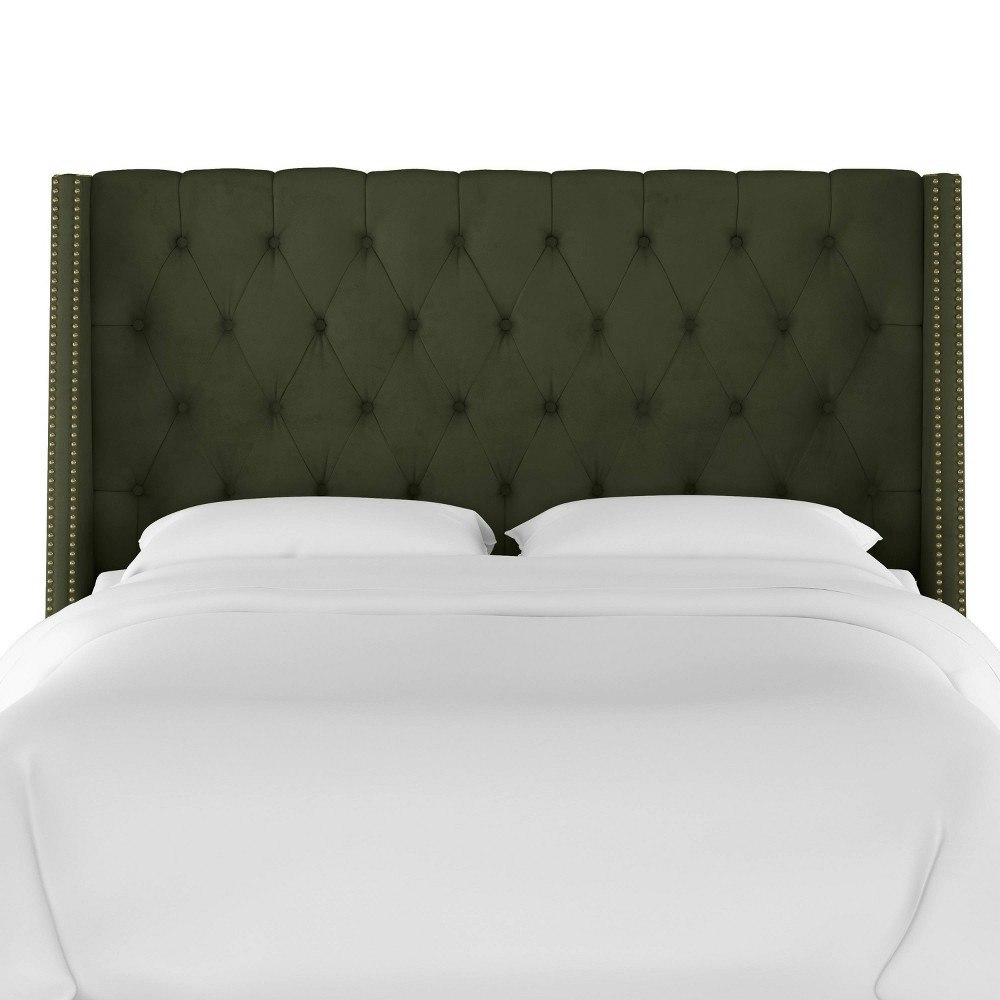 Skyline Furniture Arlette Diamond Tufted California King Wingback Headboard: $776.24 Skyline Furniture Arlette Diamond Tufted California King Wingback Headboard: $776.24