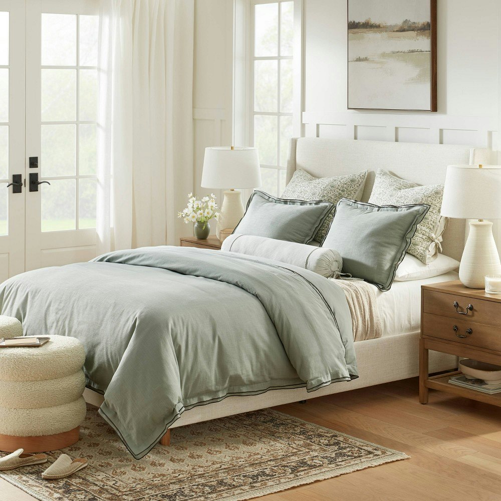 Threshold Designed with Studio McGee Full/Queen Cotton Duvet Cover & Sham Set: $69