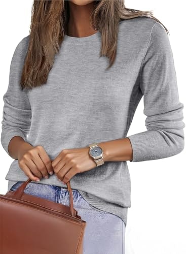 Evaless Women's Lightweight Wool Blend Pullover Sweater: $17.98 Evaless Women's Lightweight Wool Blend Pullover Sweater: $17.98